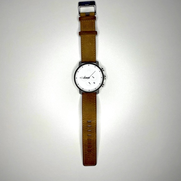 MVMT men’s watchChrono White Caramel